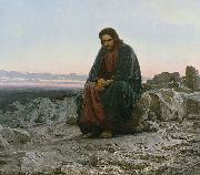 Ivan Kramskoi Christ in the desert, oil painting on canvas